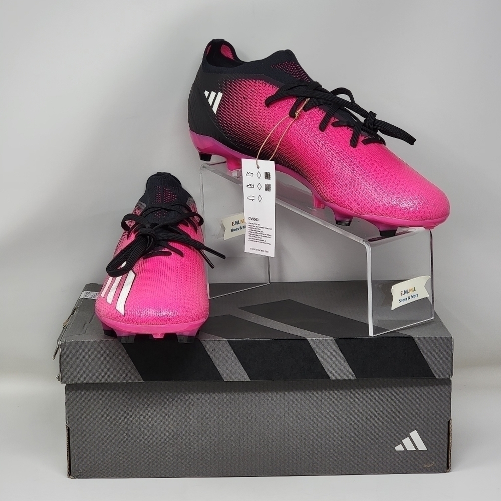 Adidas X Speedportal.2 FG Black Pink Soccer Cleats GV9563 Mens Size Multi New